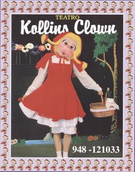 Kollins Clown cartel de teatro
